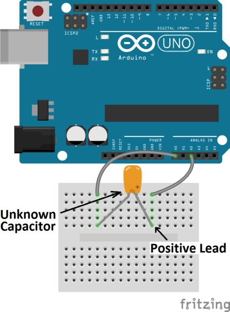 Uno as capacitance meter